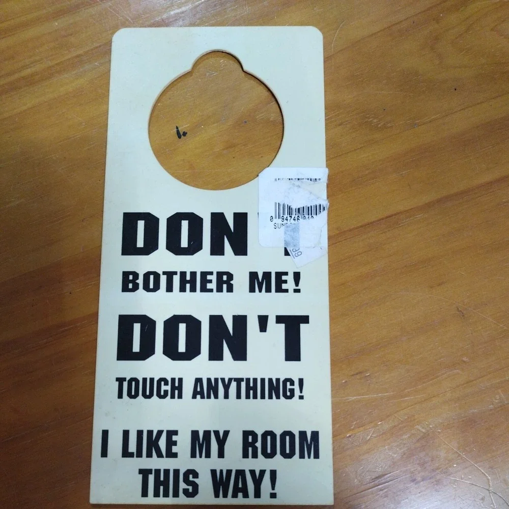 Vintage NBA Cleveland Cavaliers Door Knob Hanger‎ Do Not Disturb Sign Basketball